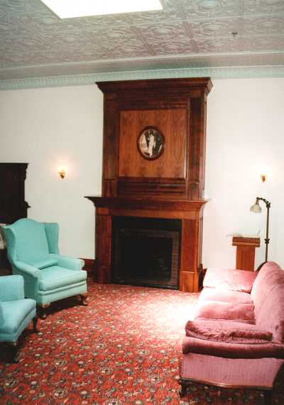 Lobby Mantel